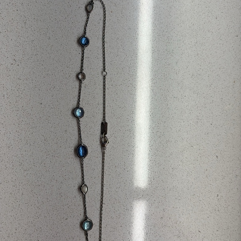 Ippolita 18” Sterling Silver multi stone necklace - Picture 6 of 6